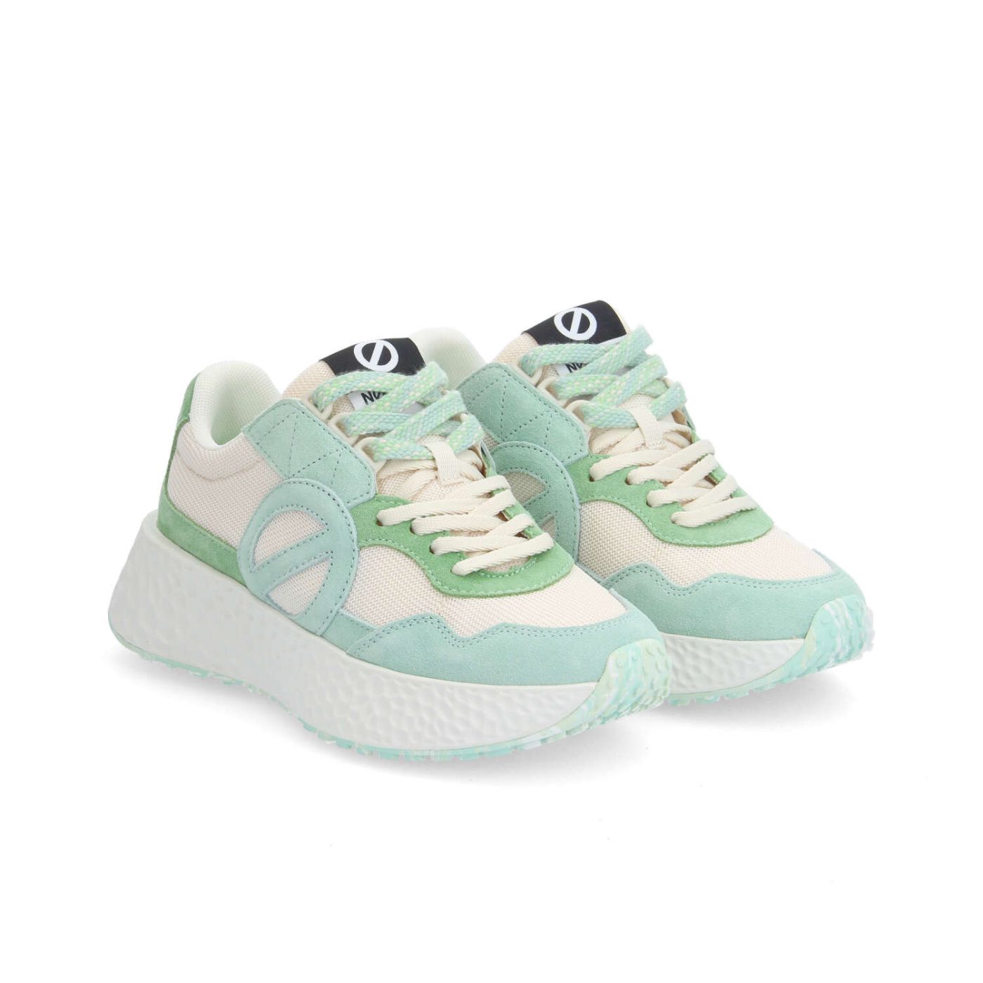 CARTER ICE CREAM - SUEDE/KNIT/SUED - TURQUOISE/VERT/SENTEUR POMME